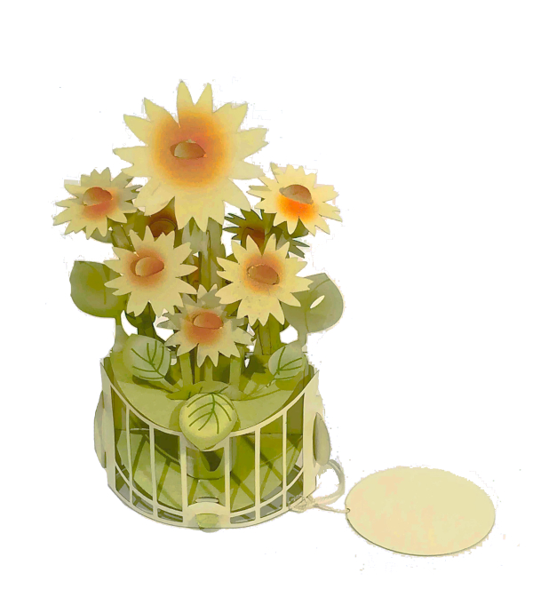 Sunflowers - Pop-Up Bouquet Card